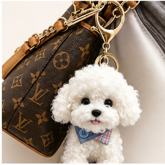 Custom Pet Keychain & Bag Charm – Handmade Personalized Dog & Cat Keepsake