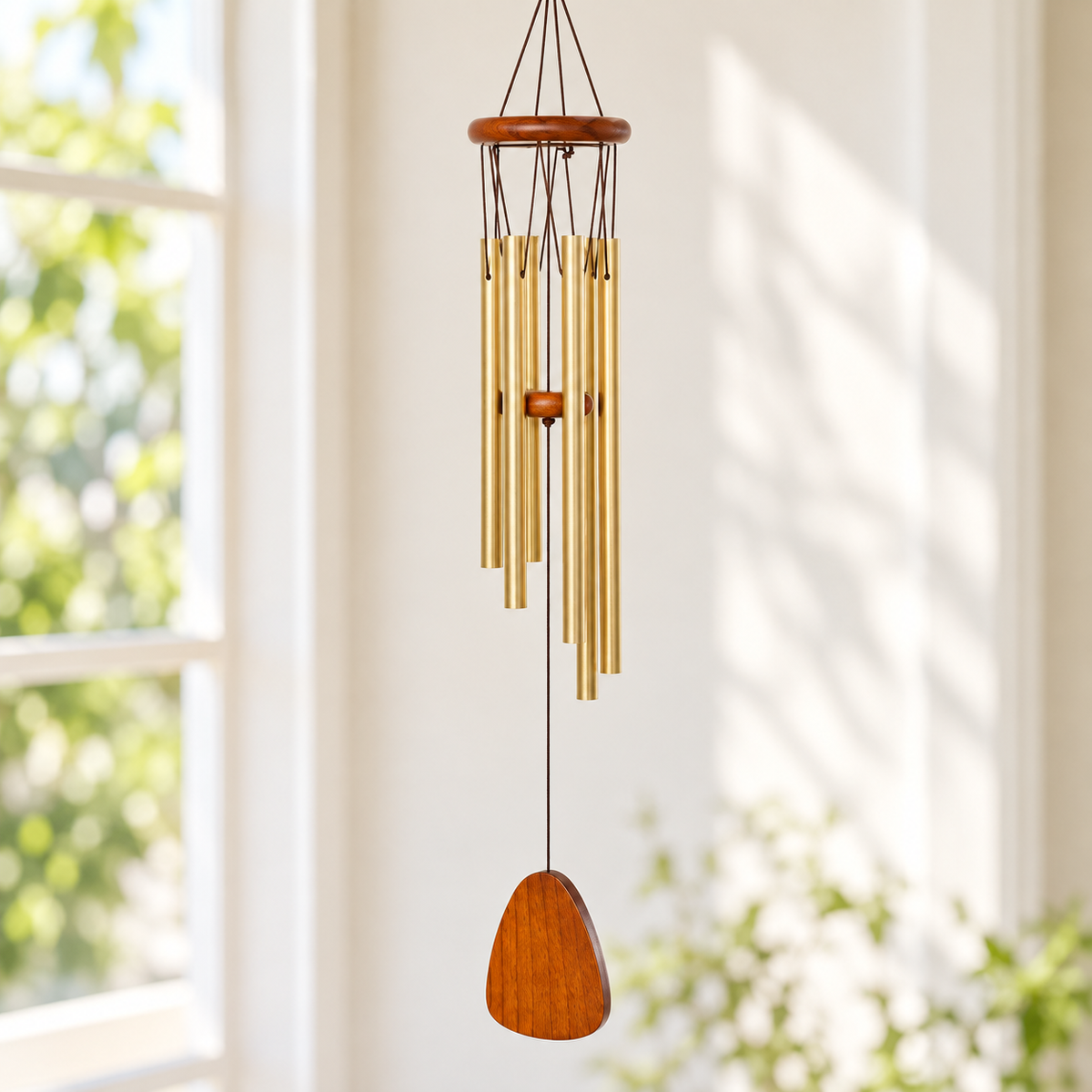 Custom Pet Memorial Wind Chime - Personalized Photo, Name & Date Sympathy Wind Chime for Dogs and Cats