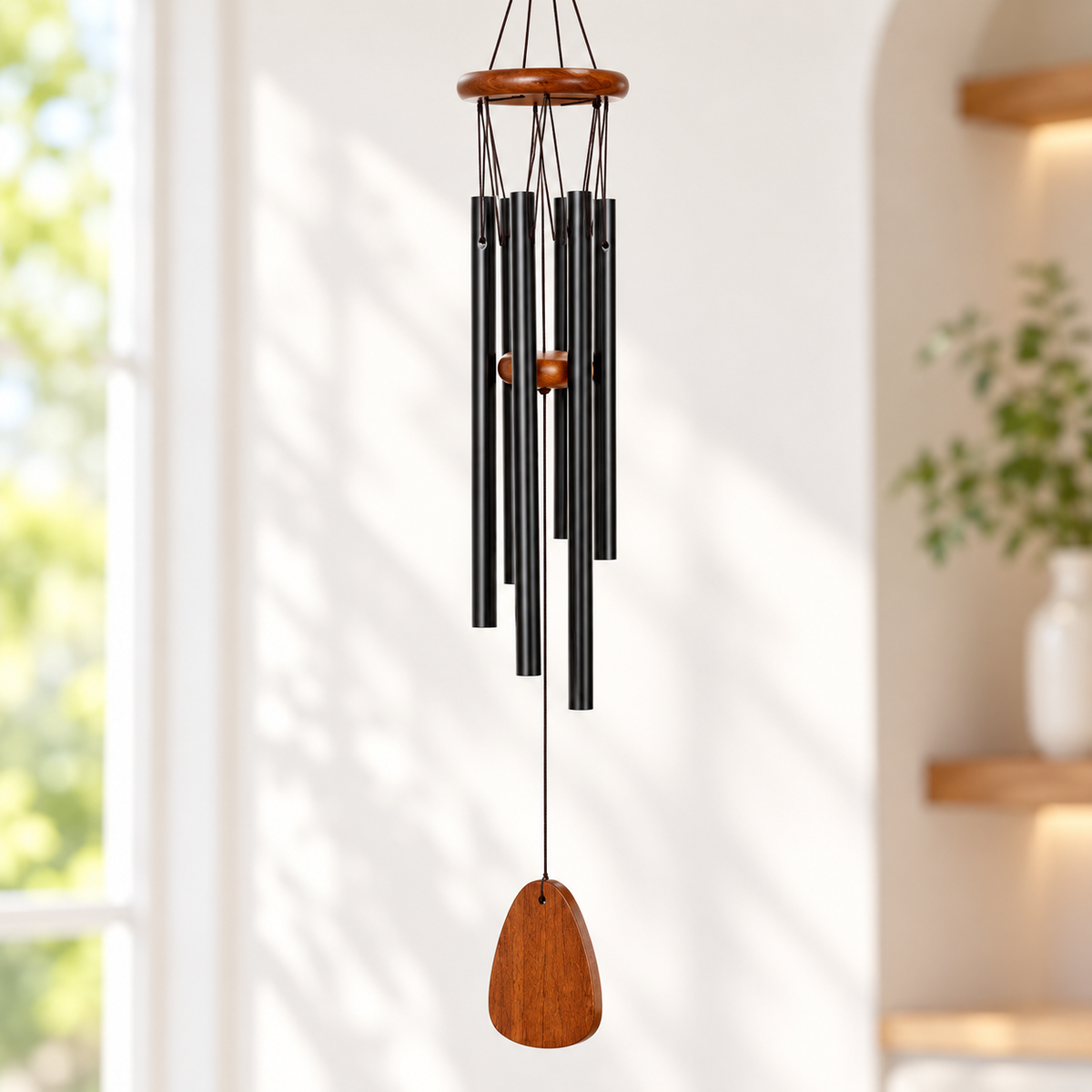 Custom Pet Memorial Wind Chime - Personalized Photo, Name & Date Sympathy Wind Chime for Dogs and Cats