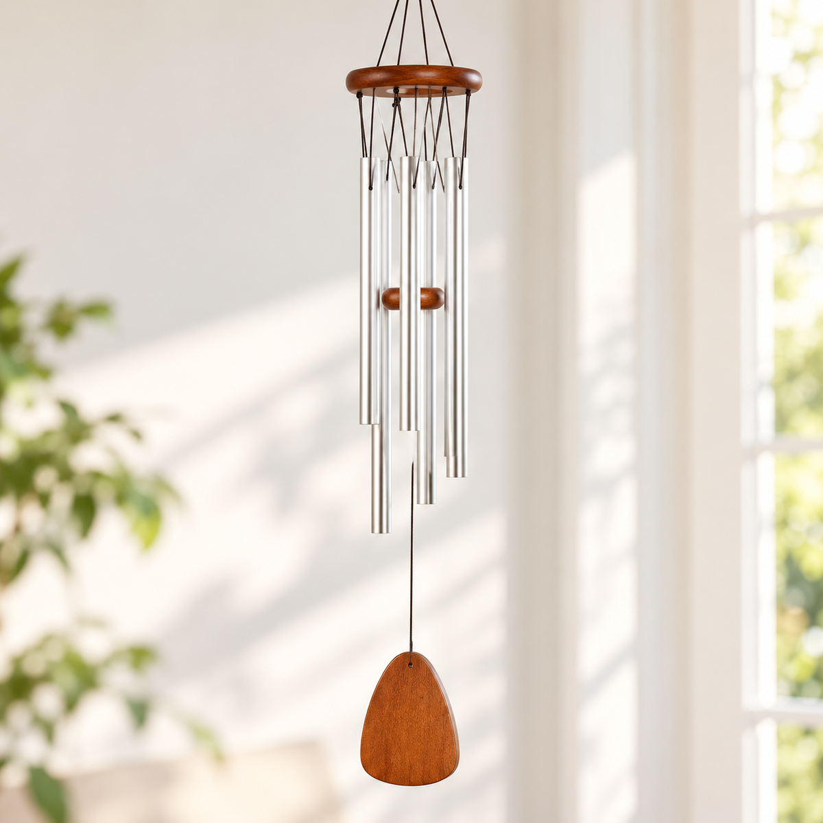 Custom Pet Memorial Wind Chime - Personalized Photo, Name & Date Sympathy Wind Chime for Dogs and Cats