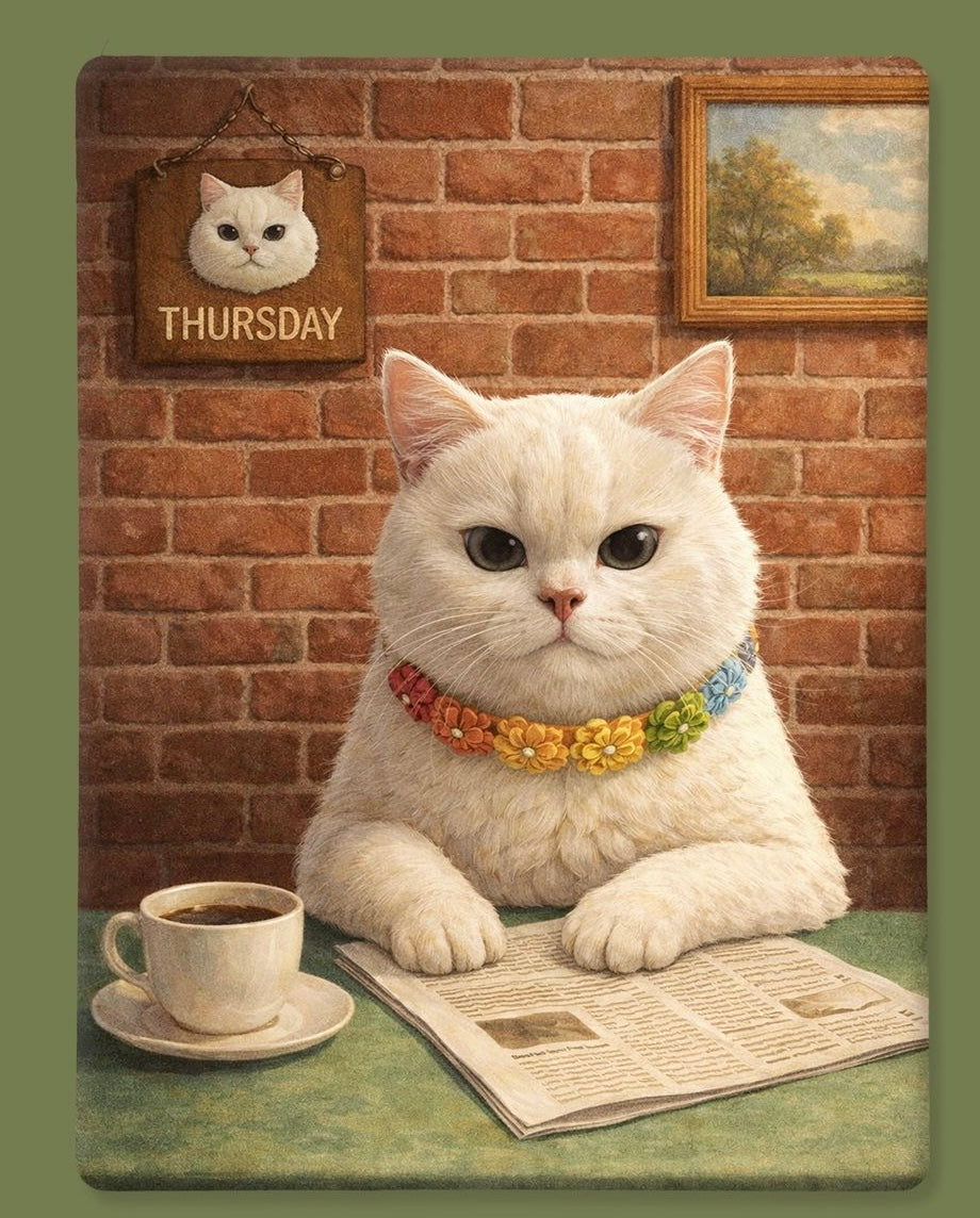 Custom Retro Pet Portrait Refrigerator Magnet
